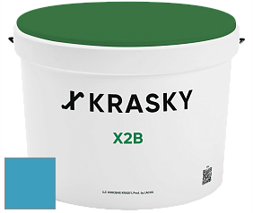 Краска X2B X Krasky глубокоматовая краска для потолков цвет NCS S 2050-B 