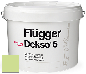 Краска Flugger Dekso 5 матовая краска цвет NCS S 0540-G40Y 