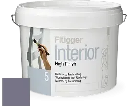 Краска Flugger Interior High Finish 5 матовая акриловая краска-грунт цвет 4437 