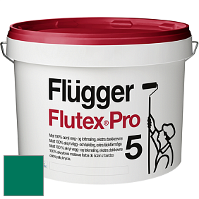 Краска Flugger Flutex Pro 5 матовая краска цвет NCS S 4050-B90G 