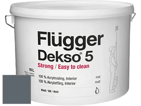Краска Flugger Dekso 5 матовая краска цвет 5528 