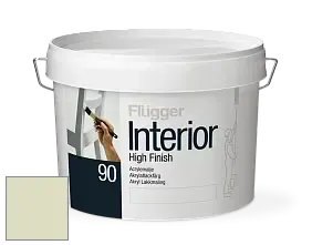 Краска Flugger Interior High Finish 90 акриловая глянцевая эмаль цвет NCS S 1010-G60Y 