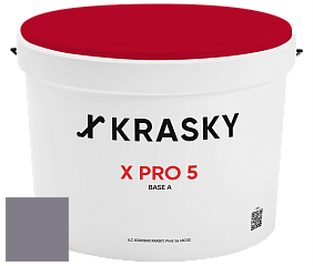 Краска X PRO 5 X Krasky матовая краска для стен и потолков цвет 5467 