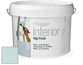 Краска Flugger Interior High Finish 5 матовая акриловая краска-грунт цвет NCS S 1010-B50G 