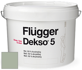 Краска Flugger Dekso 5 матовая краска цвет 4516 