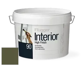 Краска Flugger Interior High Finish 90 акриловая глянцевая эмаль цвет NCS S 6530-G50Y 