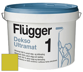 Краска Flugger Dekso 1 ультраматовая краска цвет NCS S 1070-G70Y 