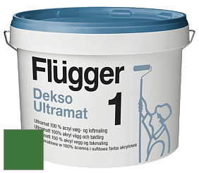Краска Flugger Dekso 1 ультраматовая краска цвет RAL 6010 