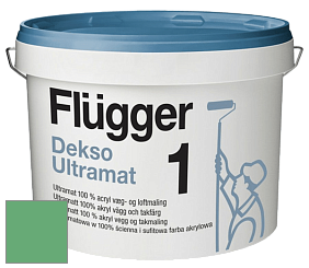 Краска Flugger Dekso 1 ультраматовая краска цвет NCS S 2050-G10Y 