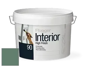 Краска Flugger Interior High Finish 90 акриловая глянцевая эмаль цвет NCS S 5020-G 