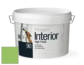 Краска Flugger Interior High Finish 90 акриловая глянцевая эмаль цвет NCS S 1060-G30Y 