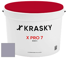 Краска X Pro 7 X Krasky матовая краска для стен и потолков цвет 5456 