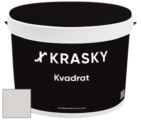 Краска X2B Kvadrat X Krasky матовая краска для потолков глубокого чёрного цвета цвет NCS S 1502-Y80R 