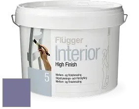 Краска Flugger Interior High Finish 5 матовая акриловая краска-грунт цвет NCS S 4030-R60B 
