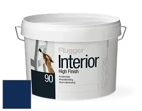 Краска Flugger Interior High Finish 90 акриловая глянцевая эмаль цвет RAL 5026 