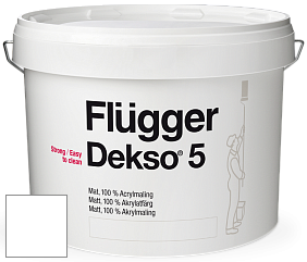 Краска Flugger Dekso 5 матовая краска цвет NO.76 