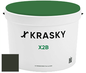 Краска X2B X Krasky глубокоматовая краска для потолков цвет RAL 6008 