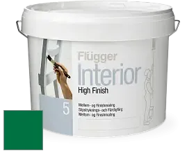 Краска Flugger Interior High Finish 5 матовая акриловая краска-грунт цвет RAL 6029 