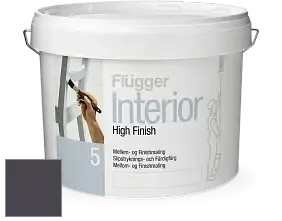 Краска Flugger Interior High Finish 5 матовая акриловая краска-грунт цвет NCS S 8005-R50B 