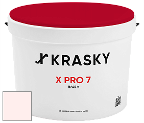 Краска X Pro 7 X Krasky матовая краска для стен и потолков цвет 1391 