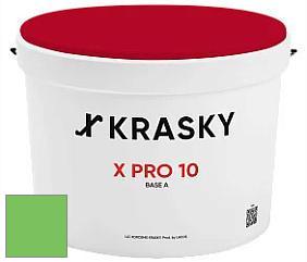 Краска X Pro 10 X Krasky матовая краска для стен и потолков цвет NCS S 0570-G20Y 