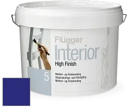 Краска Flugger Interior High Finish 5 матовая акриловая краска-грунт цвет RAL 5002 
