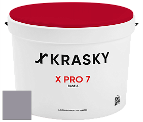 Краска X Pro 7 X Krasky матовая краска для стен и потолков цвет NCS S 4010-R50B 