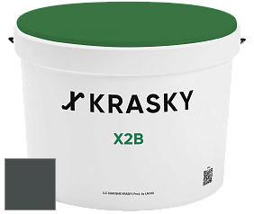 Краска X2B X Krasky глубокоматовая краска для потолков цвет NCS S 8005-B50G 