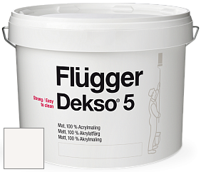 Краска Flugger Dekso 5 матовая краска цвет 5421 
