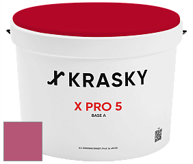 Краска X PRO 5 X Krasky матовая краска для стен и потолков цвет NCS S 2060-R20B 
