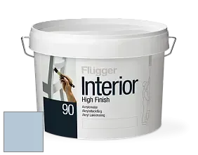 Краска Flugger Interior High Finish 90 акриловая глянцевая эмаль цвет NCS S 1515-R80B 