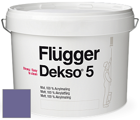 Краска Flugger Dekso 5 матовая краска цвет 3447 