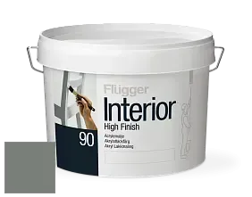 Краска Flugger Interior High Finish 90 акриловая глянцевая эмаль цвет 5558 