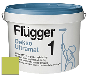 Краска Flugger Dekso 1 ультраматовая краска цвет NCS S 1060-G50Y 