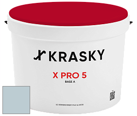 Краска X PRO 5 X Krasky матовая краска для стен и потолков цвет NCS S 1510-B 
