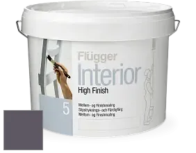 Краска Flugger Interior High Finish 5 матовая акриловая краска-грунт цвет NCS S 7010-R50B 