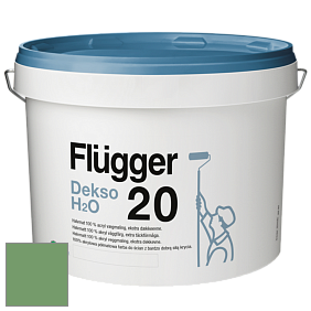 Краска Flugger Dekso H2O 20 полуматовая краска цвет NCS S 3040-G20Y 