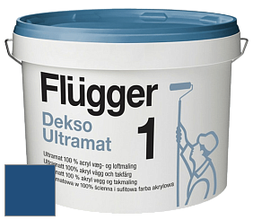 Краска Flugger Dekso 1 ультраматовая краска цвет NCS S 4550-R80B 