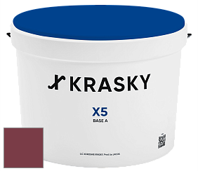 Краска X5 X Krasky матовая краска для стен и потолков цвет NCS S 4050-R10B 