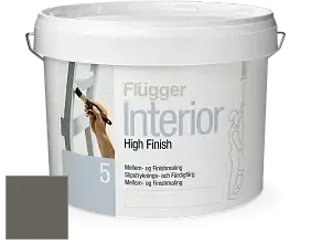 Краска Flugger Interior High Finish 5 матовая акриловая краска-грунт цвет NCS S 7005-G80Y 