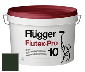 Краска Flugger Flutex Pro 10 матовая моющаяся краска цвет RAL 6007 