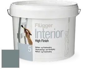 Краска Flugger Interior High Finish 5 матовая акриловая краска-грунт цвет NCS S 5010-B30G 