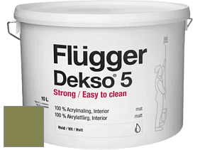 Краска Flugger Dekso 5 матовая краска цвет NCS S 4040-G50Y 