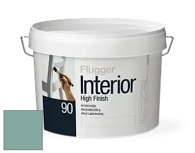 Краска Flugger Interior High Finish 90 акриловая глянцевая эмаль цвет NCS S 3020-B70G 