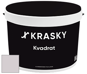 Краска X2B Kvadrat X Krasky матовая краска для потолков глубокого чёрного цвета цвет NCS S 1505-R30B 