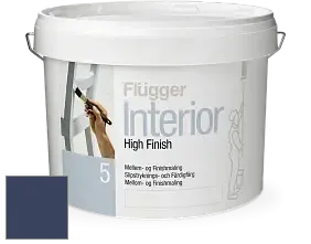 Краска Flugger Interior High Finish 5 матовая акриловая краска-грунт цвет 3468 