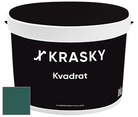 Краска X2B Kvadrat X Krasky матовая краска для потолков глубокого чёрного цвета цвет NCS S 6030-B70G 