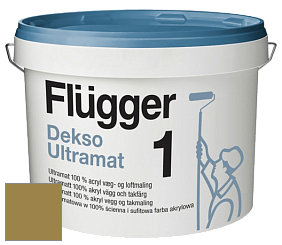 Краска Flugger Dekso 1 ультраматовая краска цвет NCS S 4040-G90Y 