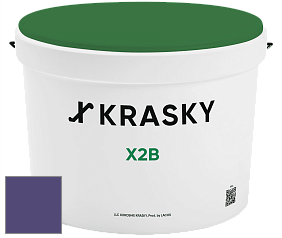 Краска X2B X Krasky глубокоматовая краска для потолков цвет NCS S 5040-R60B 