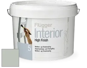 Краска Flugger Interior High Finish 5 матовая акриловая краска-грунт цвет NCS S 2005-G30Y 